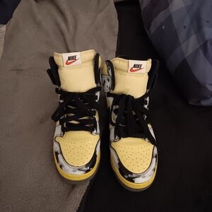 Nike Hi DUNKS "1985" Acid Washed High-Top Sneakers